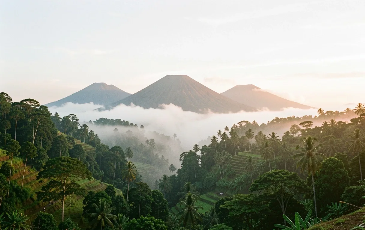 Balinese jungle landscape
